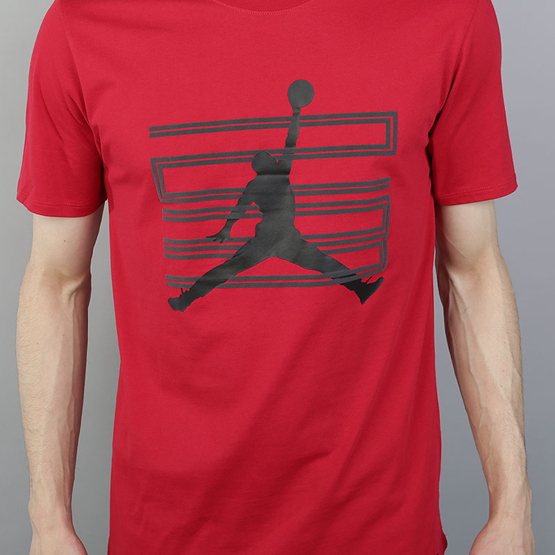 мужская красная футболка Jordan Sportswear AJ 11 944220-687 - цена, описание, фото 2